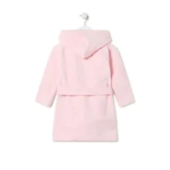 Albornoz de tecido atoalhado Rus MS Rosa