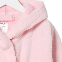Albornoz de tecido atoalhado Rus MS Rosa