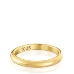 Anel aliança de casamento em ouro meia cana 2,7 mm TOUS Alianças