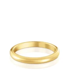 Anel aliança de casamento em ouro meia cana 2,7 mm TOUS Alianças