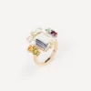 Anel em ouro com pedras preciosas TOUS ATELIER