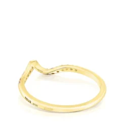 Anel espiral em ouro e pedras preciosas TOUS St Tropez