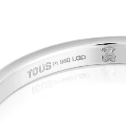 Anel solitário em platina com diamante corte brilhante criado em laboratório Les Classiques LGD