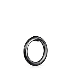 Anel médio Hold em Prata Dark Silver