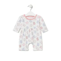 Babygrow casual de bebé Colors cor-de-rosa