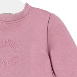 Body com jersey de bebé Trend cor-de-rosa