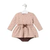 Body com saia de bebé para menina Pink cor-de-rosa