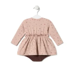 Body com saia de bebé para menina Pink cor-de-rosa