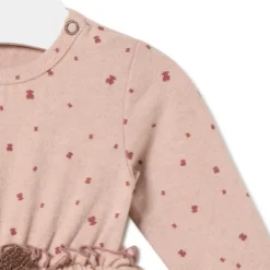 Body com saia de bebé para menina Pink cor-de-rosa
