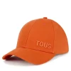 Boné laranja TOUS Logo Metal