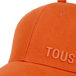 Boné laranja TOUS Logo Metal