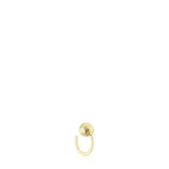 Brinco solto argola em ouro Sylvan