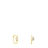 Brincos argola em ouro e diamantes Les Classiques