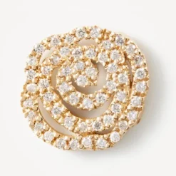 Brincos ATELIER Rosa de Abril em Ouro com Diamantes
