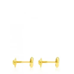 Brincos Camee em Ouro com Madrepérola