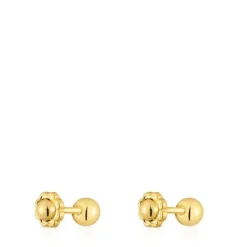 Brincos em ouro 4 mm Basics