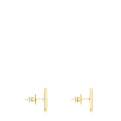 Brincos Oursin em ouro com diamantes de 0,19 ct