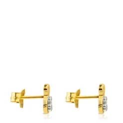 Brincos Sweet Dolls em Ouro com Diamantes