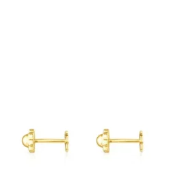 Brincos TOUS Basics em ouro