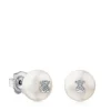 Brincos TOUS Puppies de Ouro branco com diamantes