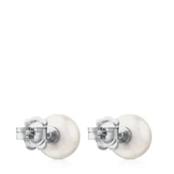 Brincos TOUS Puppies de Ouro branco com diamantes