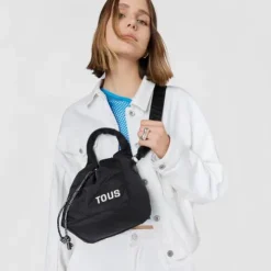 Bucket bag preta TOUS Carol Soft