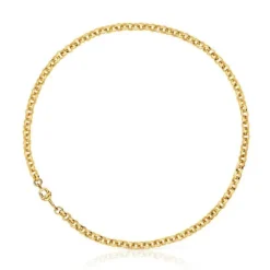 Colar curto banhado a ouro de 18 K sobre prata 40 cm TOUS MANIFESTO
