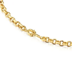 Colar curto banhado a ouro de 18 K sobre prata 40 cm TOUS MANIFESTO