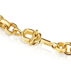 Colar curto banhado a ouro de 18 K sobre prata 40 cm TOUS MANIFESTO