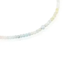 Colar curto em prata e berilos multicolor Basic Colors