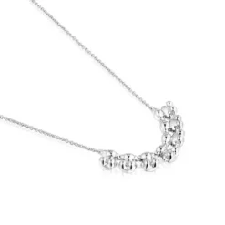Colar curto em prata e detalhe Bold Bear
