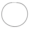 Colar em aço IP preto 2 mm Mesh Tube