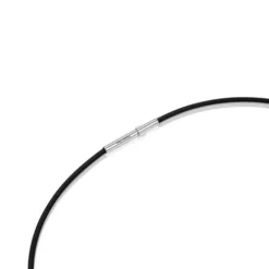Colar em aço IP preto 2 mm Mesh Tube