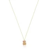 Colar urso Bold Bear em pedras preciosas e ouro