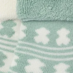 Conjunto de 2 pares de peúgas de bebé SSocks verde