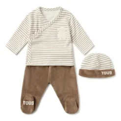 Conjunto de bebé recém-nascido Classic bege