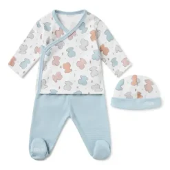 Conjunto de bebé recém-nascido Colors azul