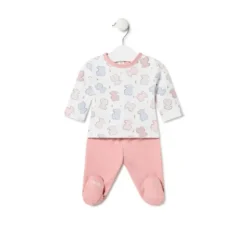 Conjunto de bebé recém-nascido Colors cor-de-rosa