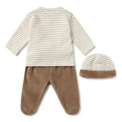 Conjunto de bebé recém-nascido Classic bege