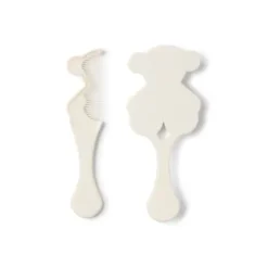 Conjunto de escova e pente Beauty branco