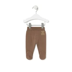 Conjunto de malha de bebé Tricot logótipo TOUS bege