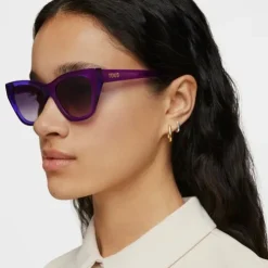 Óculos de sol violeta TOUS Edge