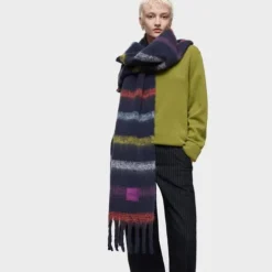Foulard azul-marinho TOUS Stripes