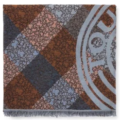 Foulard Kaos Mini Stamp em jacquard multicolor