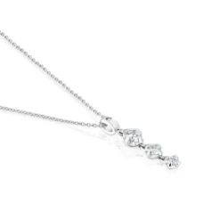Gargantilha em platina com diamantes criados em laboratório Les Classiques LGD