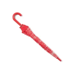 Guarda-chuva transparente Kaos Vermelho