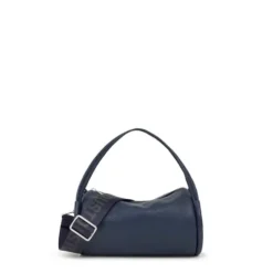 Mala Duffle pequena em pele azul-marinho TOUS Miranda