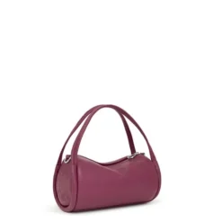 Mala Duffle pequena em pele bordeaux TOUS Miranda