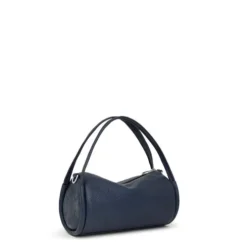 Mala Duffle pequena em pele azul-marinho TOUS Miranda