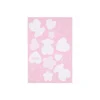 Manta de bebé reversível Nilo multimotivos cor-de-rosa